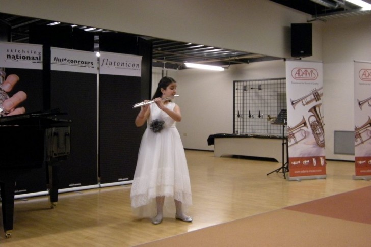 Marija Obradović na takmičenju u Holandiji