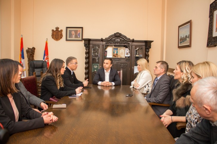 Nebojša Stefanović sa predstavnicima opštine