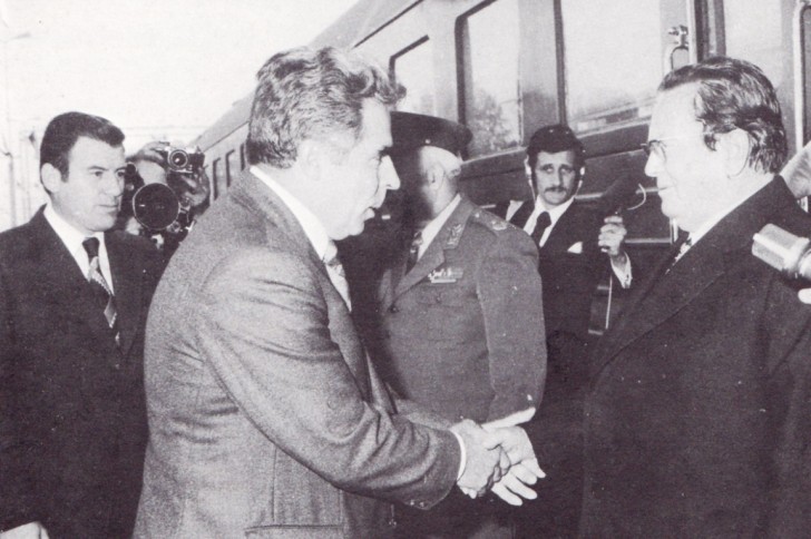 Sreten Janković i Tito, 1975.