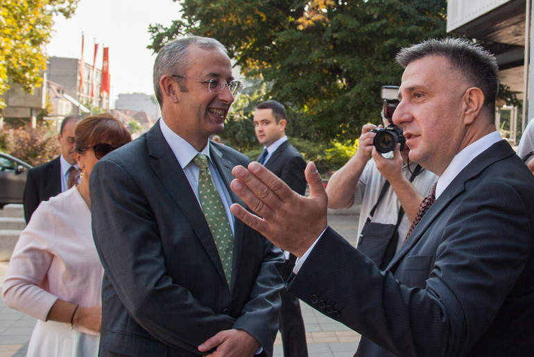 Majkl Devenport i Slobodan Gvozdenović (foto: Đorđe Đoković)