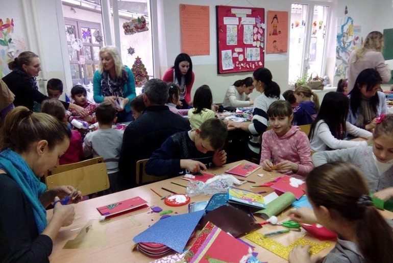 Kreativna radionica u matičnoj školi (foto: Jelka Panić)
