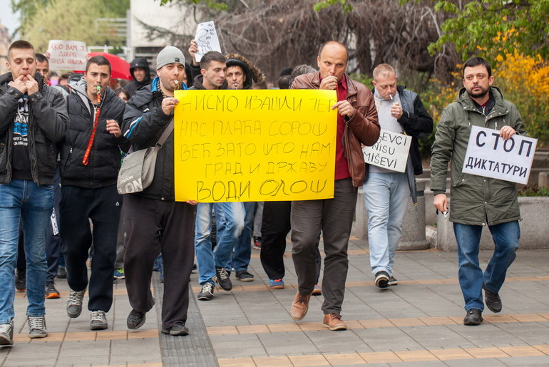 Protest protiv diktature  (foto: Đorđe Đoković)