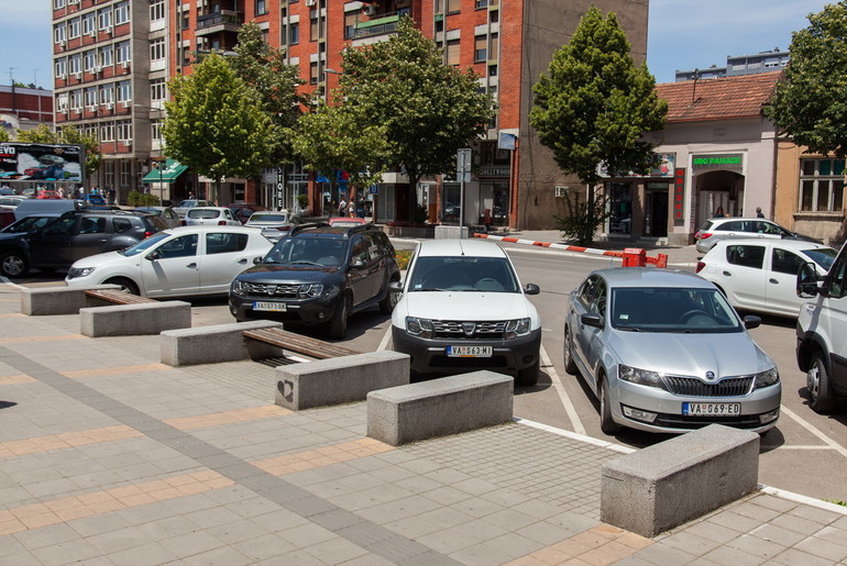 Parking grada Valjeva (foto: Đorđe Đoković)