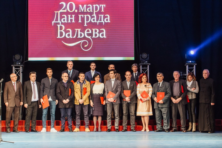 Dobitnici nagrade Grada Valjeva (foto: Đorđe Đoković)
