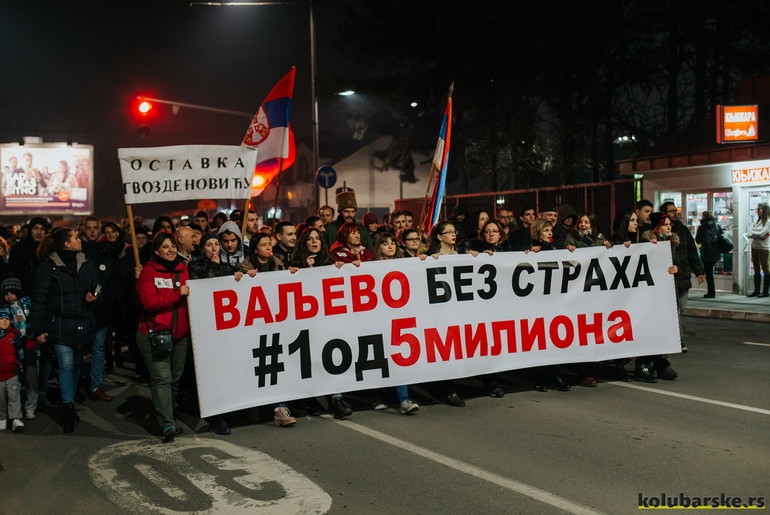 Protestna šetnja 1 od 5 miliona (foto: Đorđe Đoković)