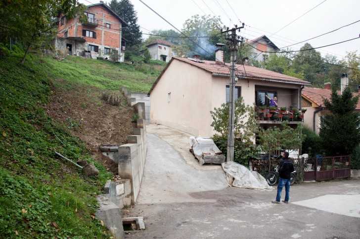 Sanirano klizište u Zlatiborskoj