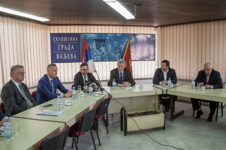 Delegacija Prilepa i rukovodstvo Valjeva