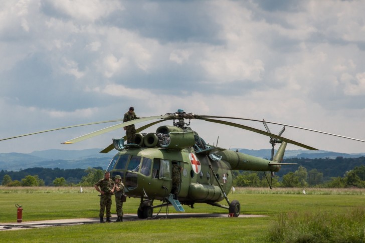 Vojna vežba na aerodromu Divci