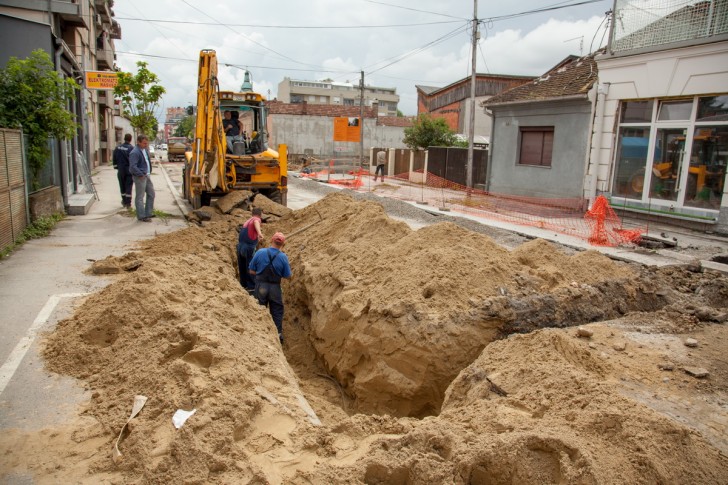 Radovi u Pantićevoj ulici