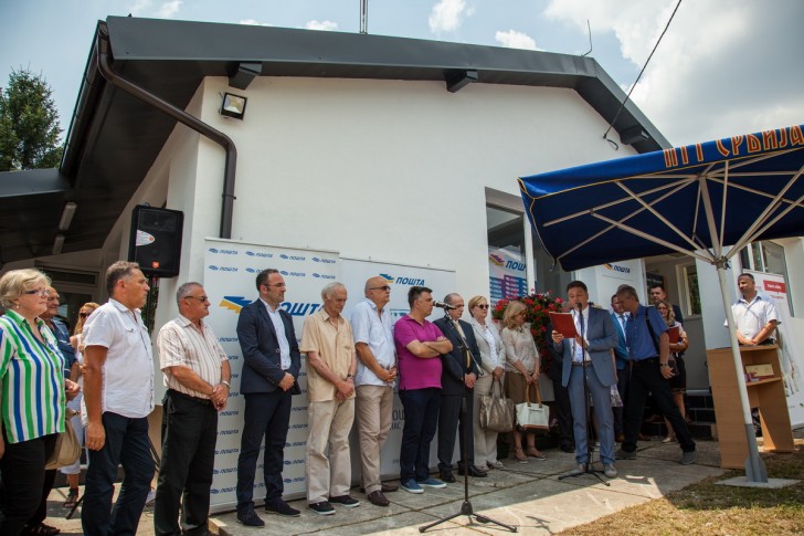 Svečanost otvaranja pošte u Petnici