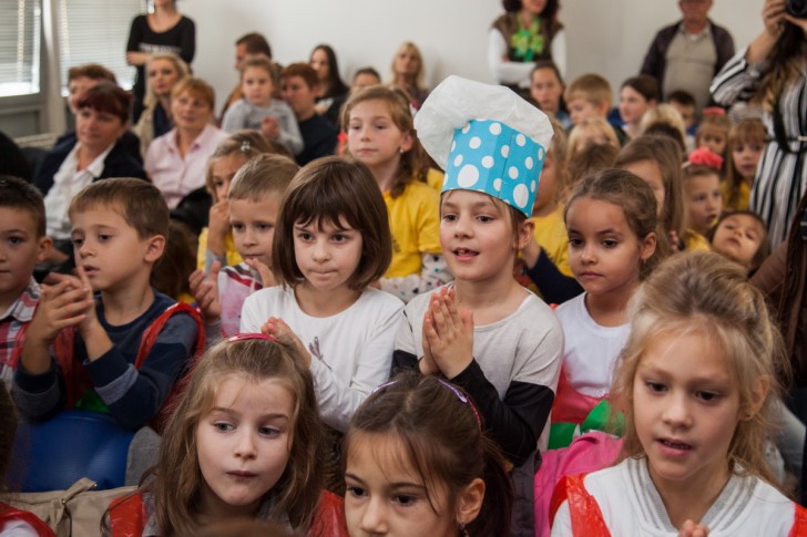 Mališani na svečanosti u Domu zdravlja