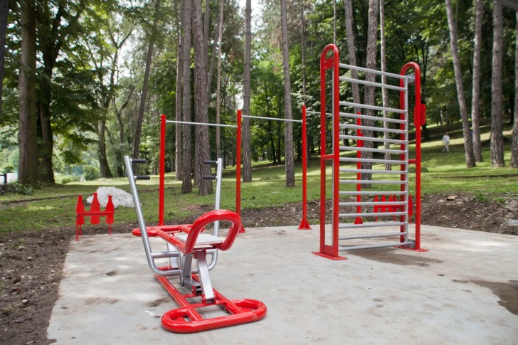 Teretana na otvorenom, park Pećina