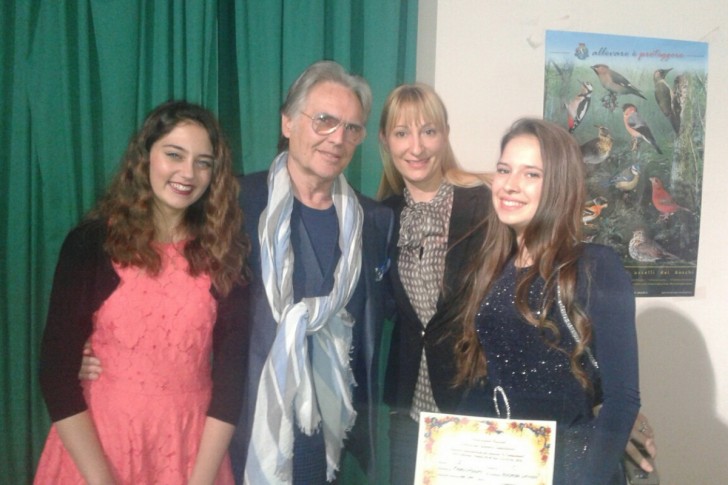 Marija Nikitović, Aleksandra (desno) i prof. Strehle
