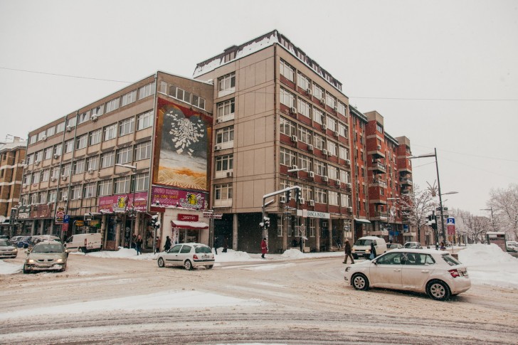 Raskrsnica u centru Valjeva