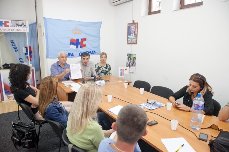 Konferencija za novinare Nove Srbije