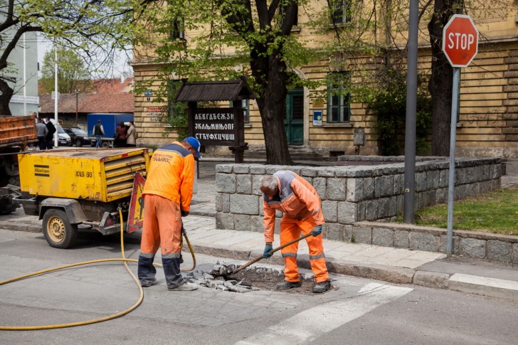 Radovi u Železničkoj ulici