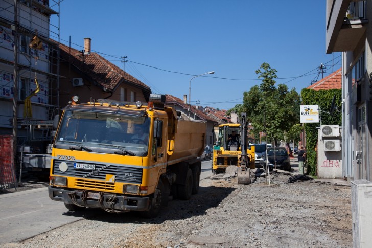 Radovi u Pantićevoj ulici