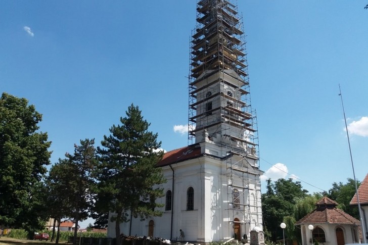 Radovi na vreljanskoj crkvi
