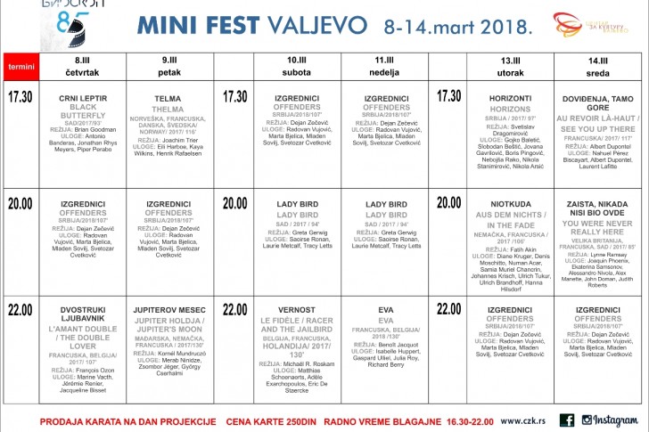 Program Mini FEST-a