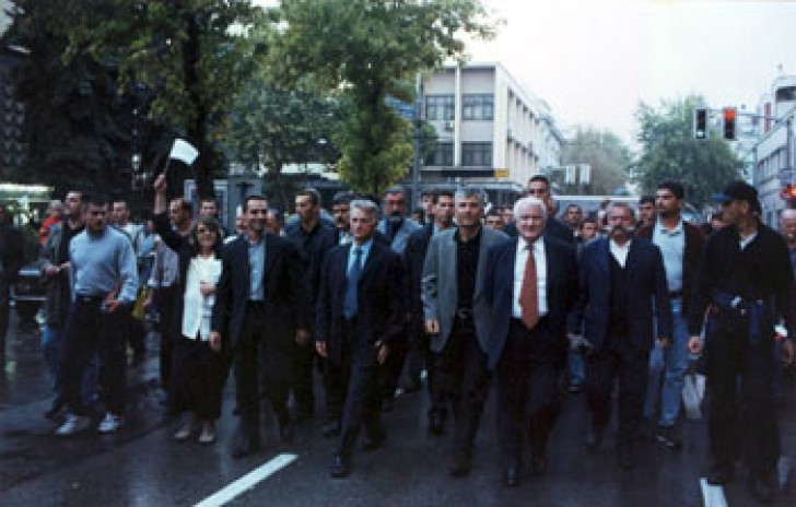 Đinđić i Mićunović u Valjevu