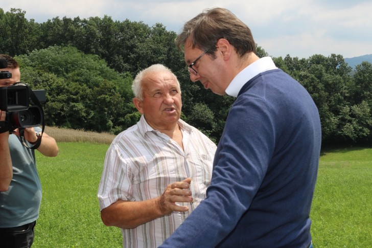 Slobodana Petrić i Aleksandar Vučić