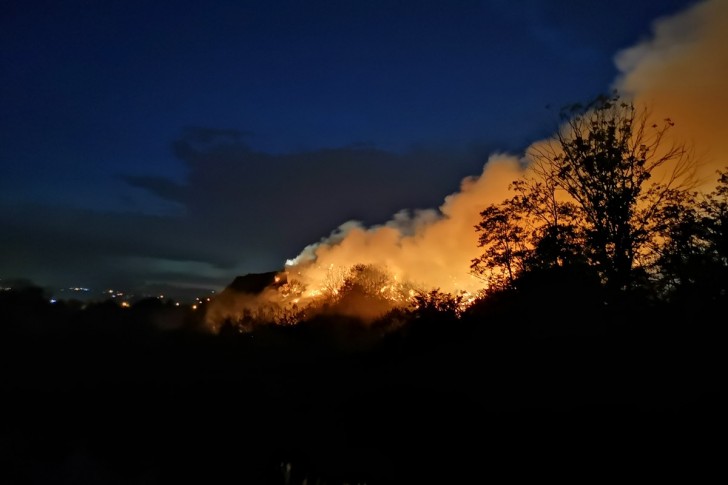 Požar na deponiji (6.10. 2018.)