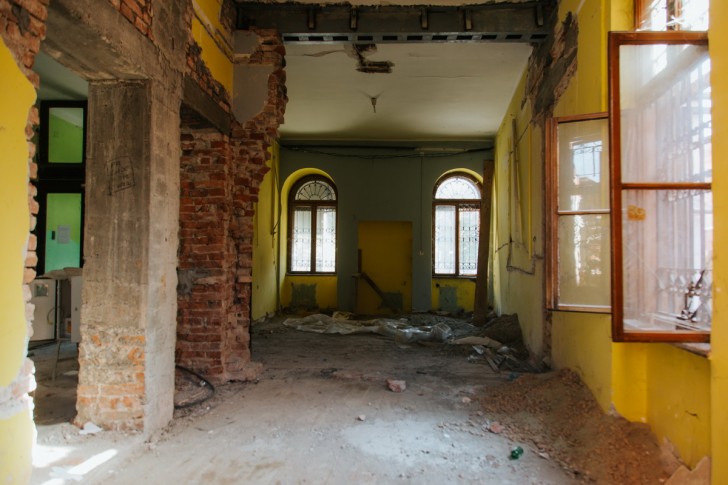 Unutrašnjost zdanja na Desankinom vencu
