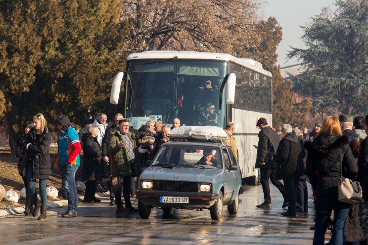 Organizovano put Beograda na doček Putina