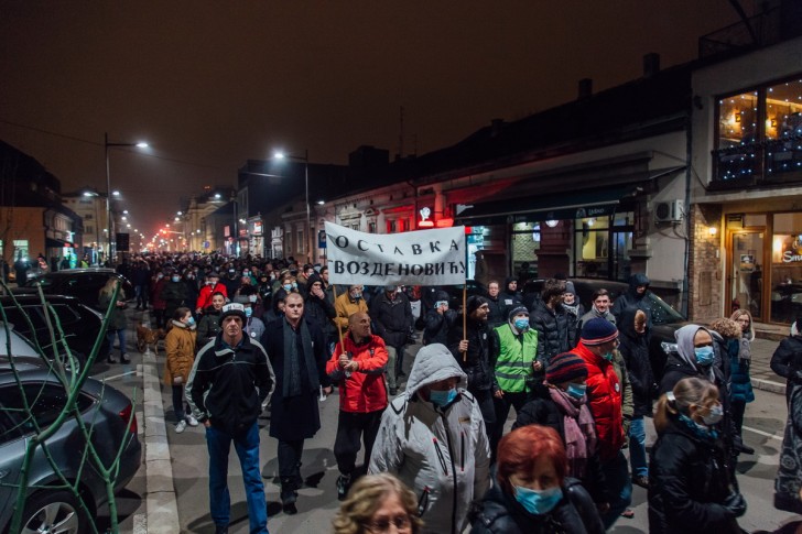 Građanski protest Jedan od pet miliona u Valjevu