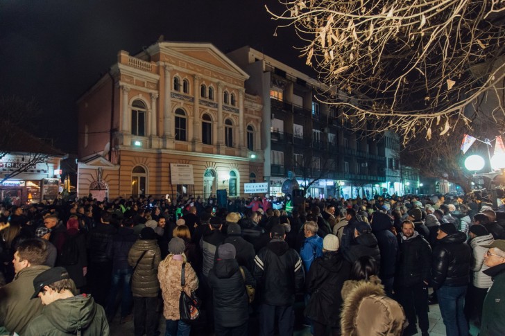Građanski protest Jedan od pet miliona u Valjevu