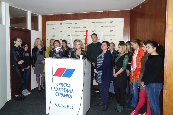Konferencija za novinare žena SNS