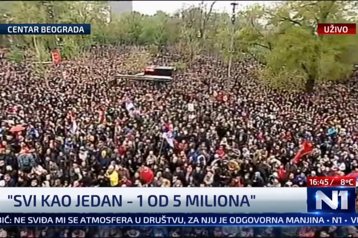 Svi kao jedan – 1 od 5 miliona - Beograd