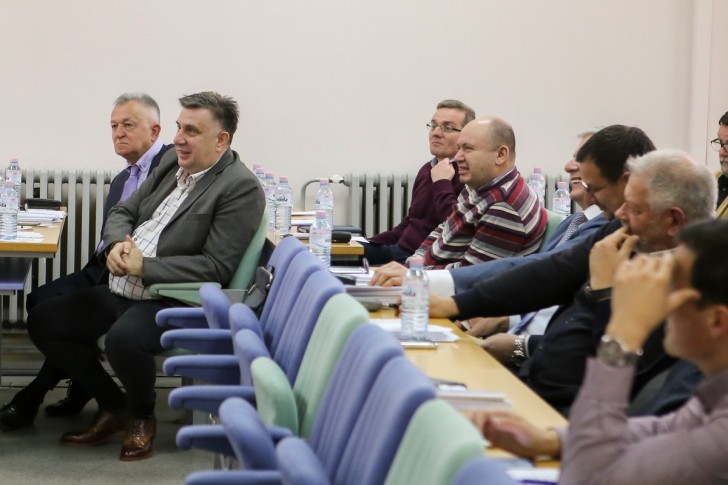Slobodan Gvozdenović na sednici Skupštine grada