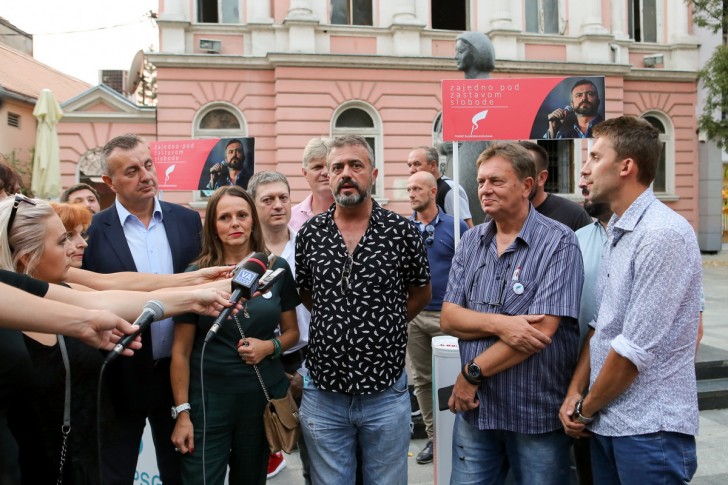 Sergej Trifunović razgovor sa novinarima