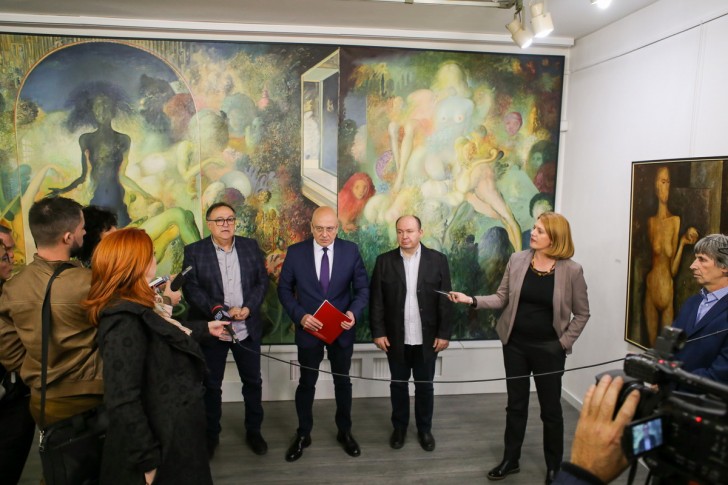 Ministar Vukosavljević u Modernoj galeriji