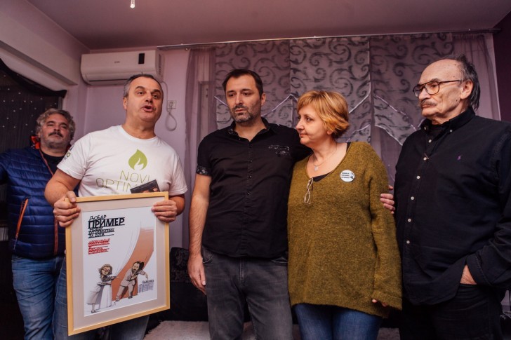 Petričićeva karikatira za Stojković i Obradovića