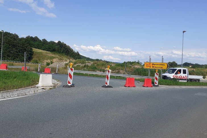 Kružni tok u selu Dići