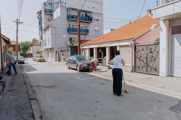 Mišarska ulica (mesto gde je bio parkiran džip)