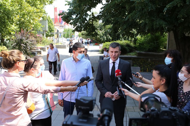 Lazar Gojković i Zoran Đorđević (konferencija za novinare)