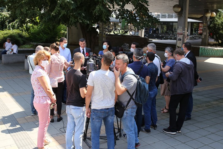 Lazar Gojković i Zoran Đorđević (konferencija za novinare)