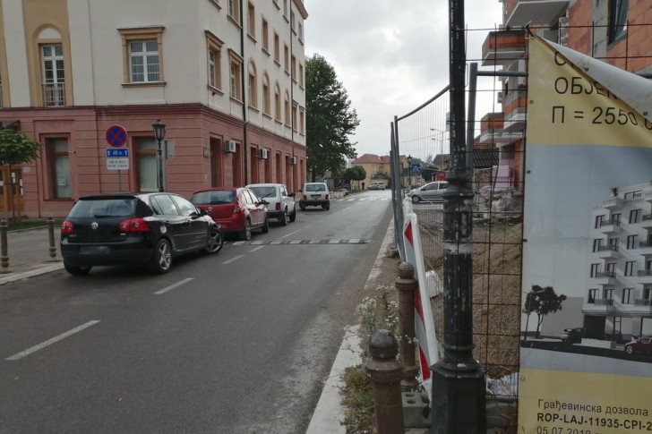 Gradilište u centru Lajkovca