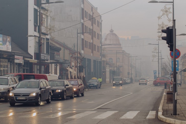 Valjevo u dimu (3.12. 2020.)
