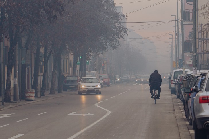 Valjevo u dimu (3.12. 2020.)
