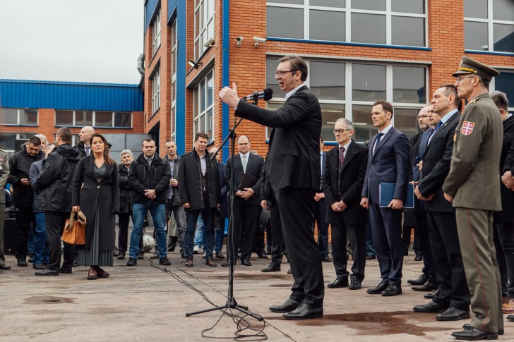 Aleksandar Vučić u Krušiku (mart 2020.)