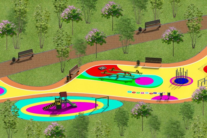 Linijski park i igralište (projekat)