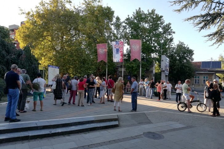 Akcija DS na Gradskom trgu