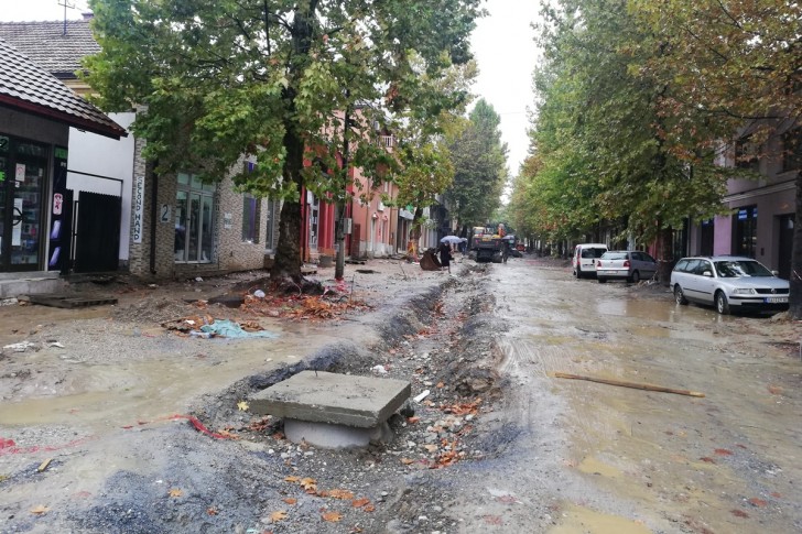 Radovi u Ulici Vuka Karadžića (11.10.)