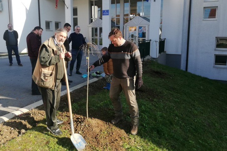 Rotarijanci zasadili drveće u Šestoj školi