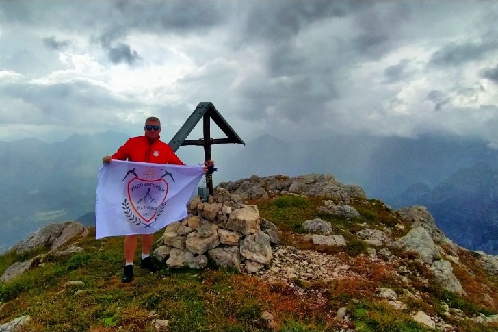Visokogorci na vrhu Monte Sart 