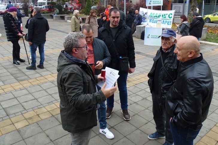 Štand Marš s Kolubare na Gradskom trgu